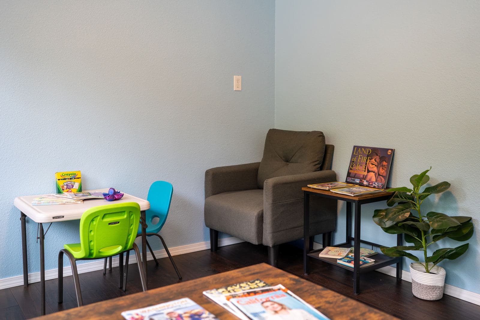 Customer waiting area at Absolute Auto Care