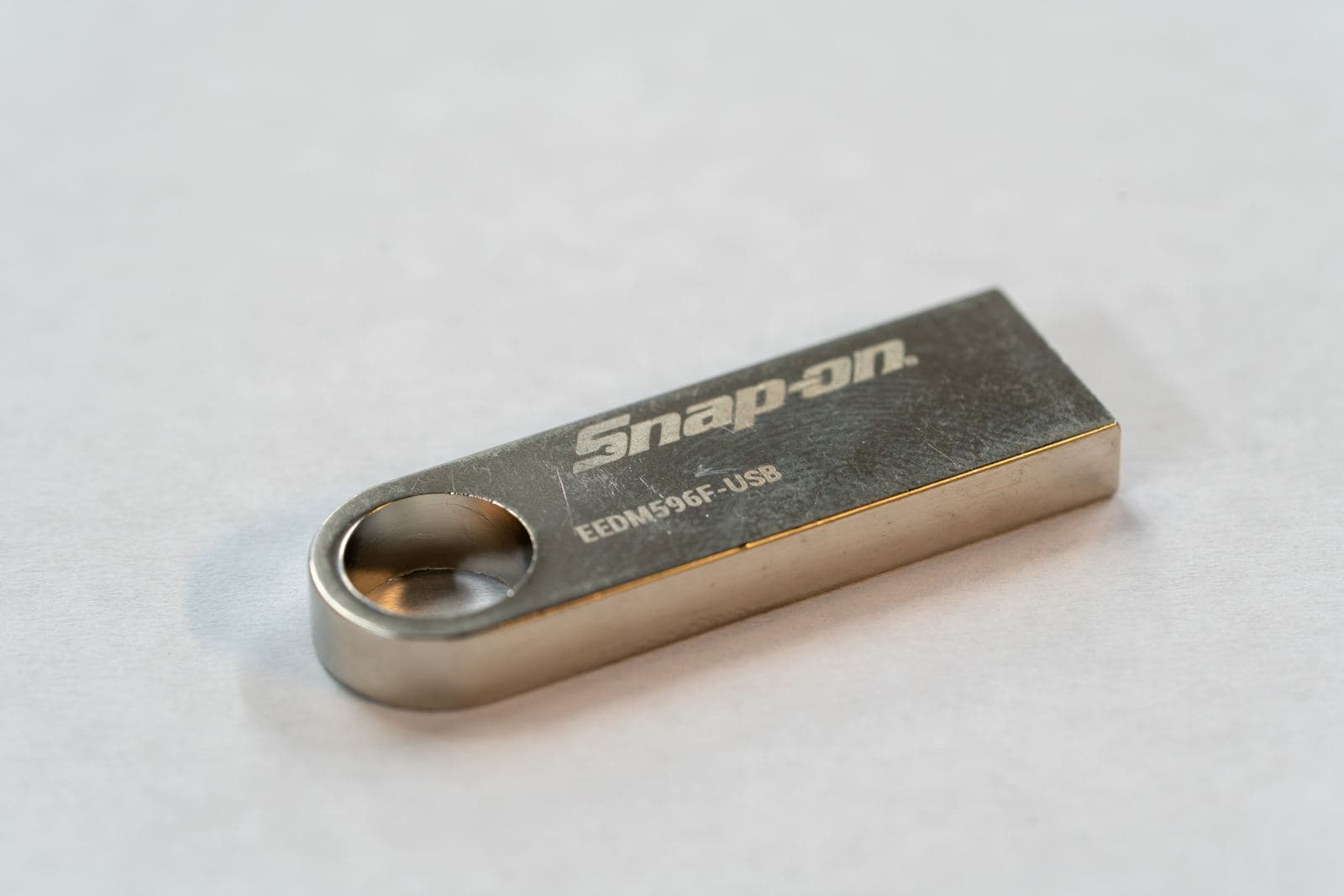 Snap-on USB drive