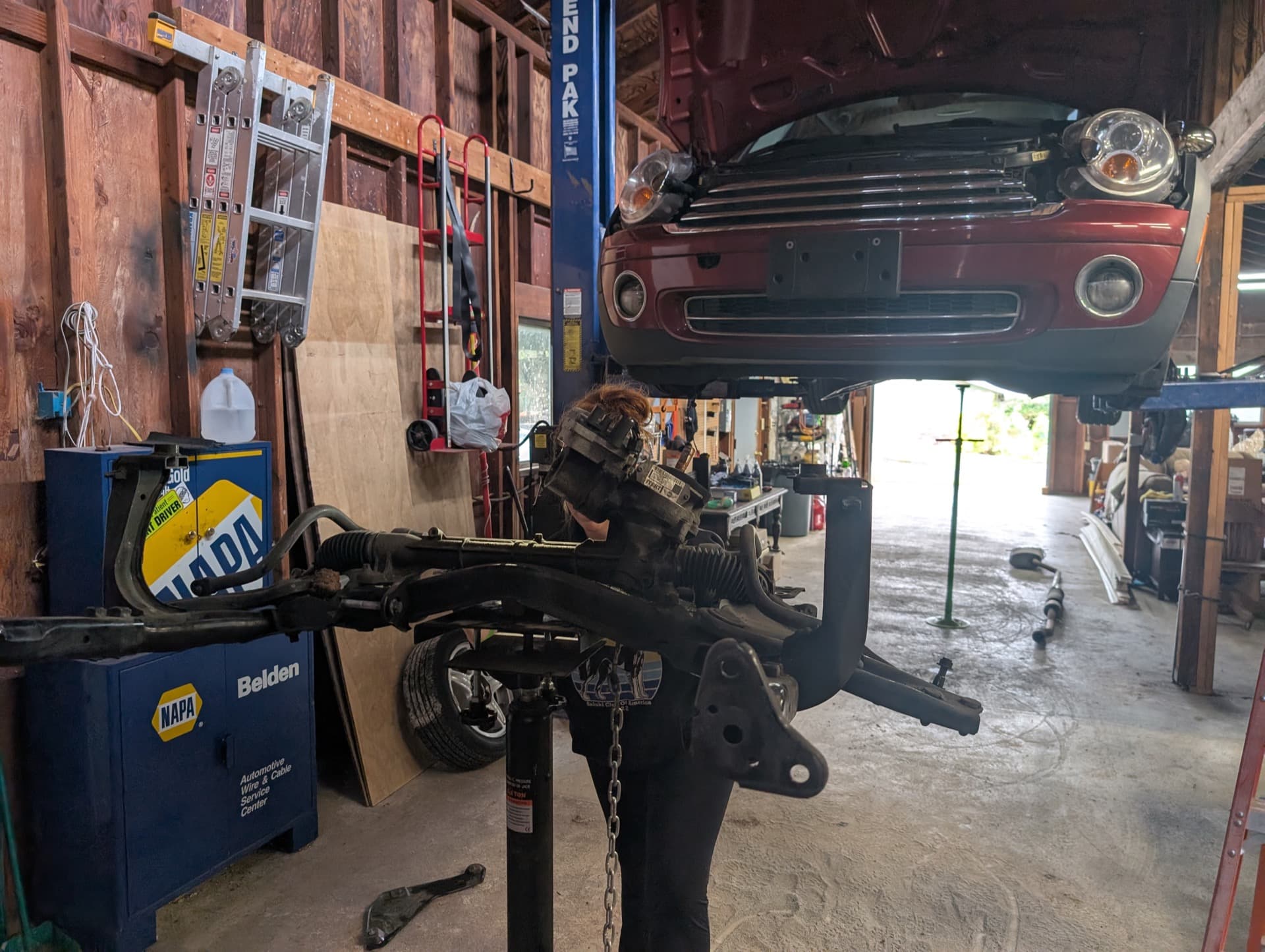 Inside the Absolute Auto Care shop in Gig Harbor, WA